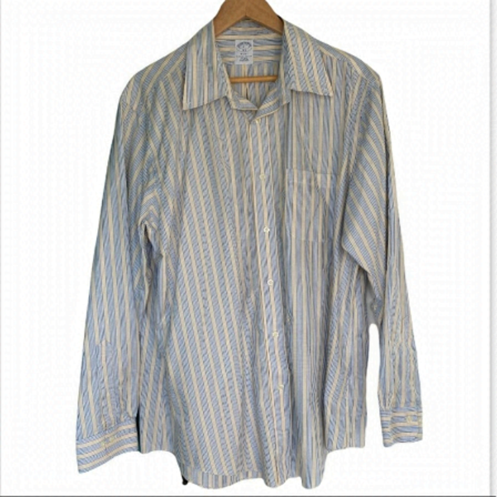 BROOKS Brothers 1818 Men’s Original Polo All Cotton Shirt Size XL Good Condition